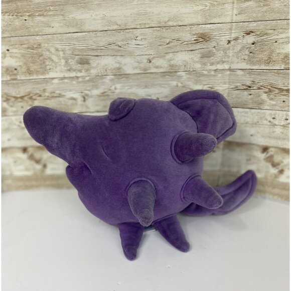 Funny Friends Fish Plush Purple Blue Eyes 8" x 14" Soft Jennifer Mazur Toy - Picture 5 of 13